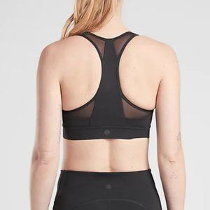 NWOT Athleta Black Hustle Sports Bra